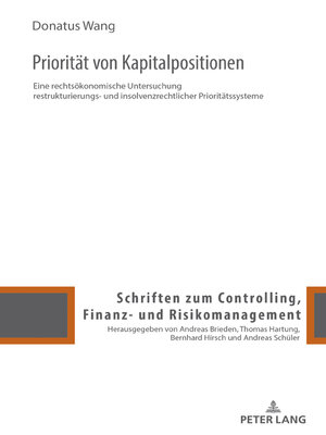 cover image of Prioritaet von Kapitalpositionen
